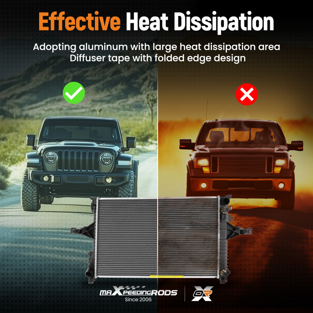 Radiator compatible for Volvo S60 2001 - 2009 All Trim Levels CU2805 DPI2805 313190563