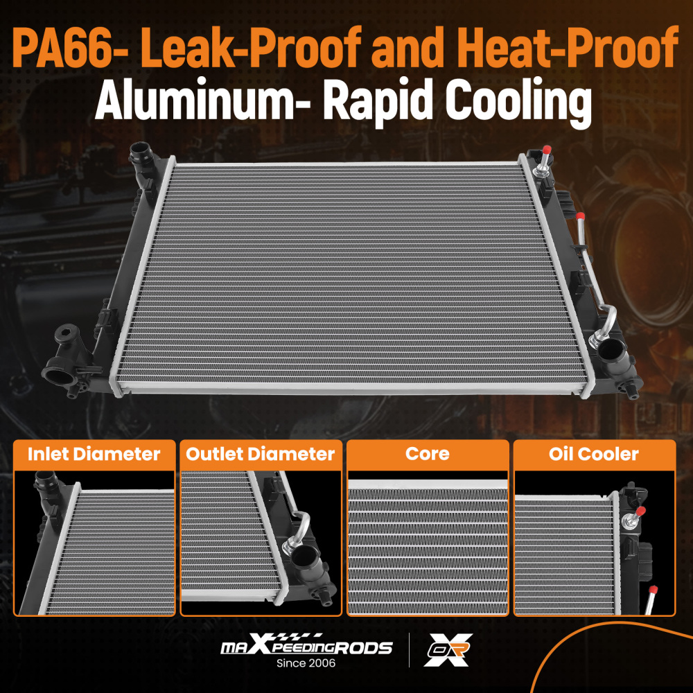 Aluminum Core Radiator compatible for Kia Optima EX / LX / S / Special 2.4 2016-2020