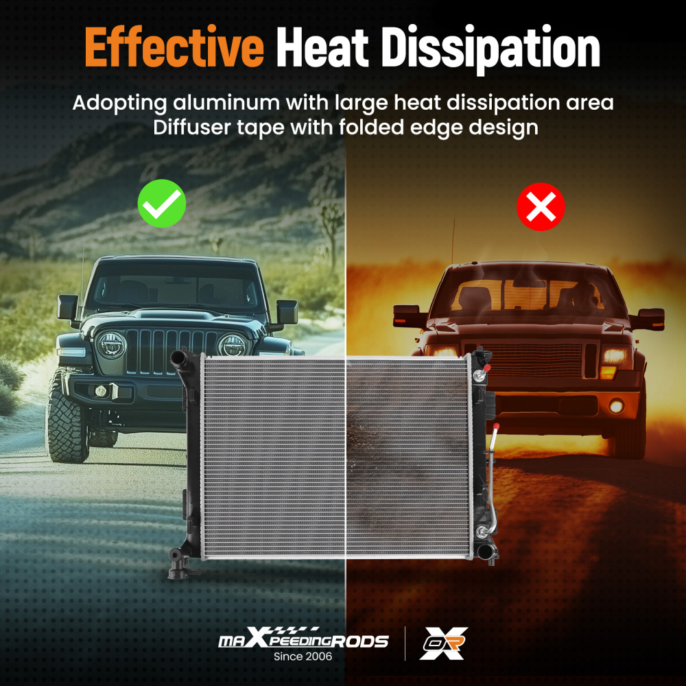 Aluminum Core Radiator compatible for Kia Optima EX / LX / S / Special 2.4 2016-2020