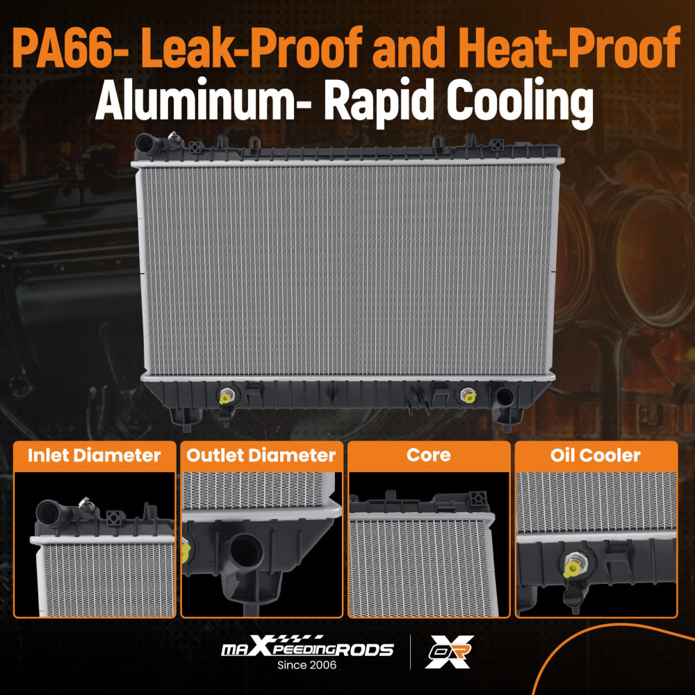 Radiator compatible for Chevrolet Camaro 3.6L V6 2010-2011 CU13141 13141 DPI13141 GM3010534