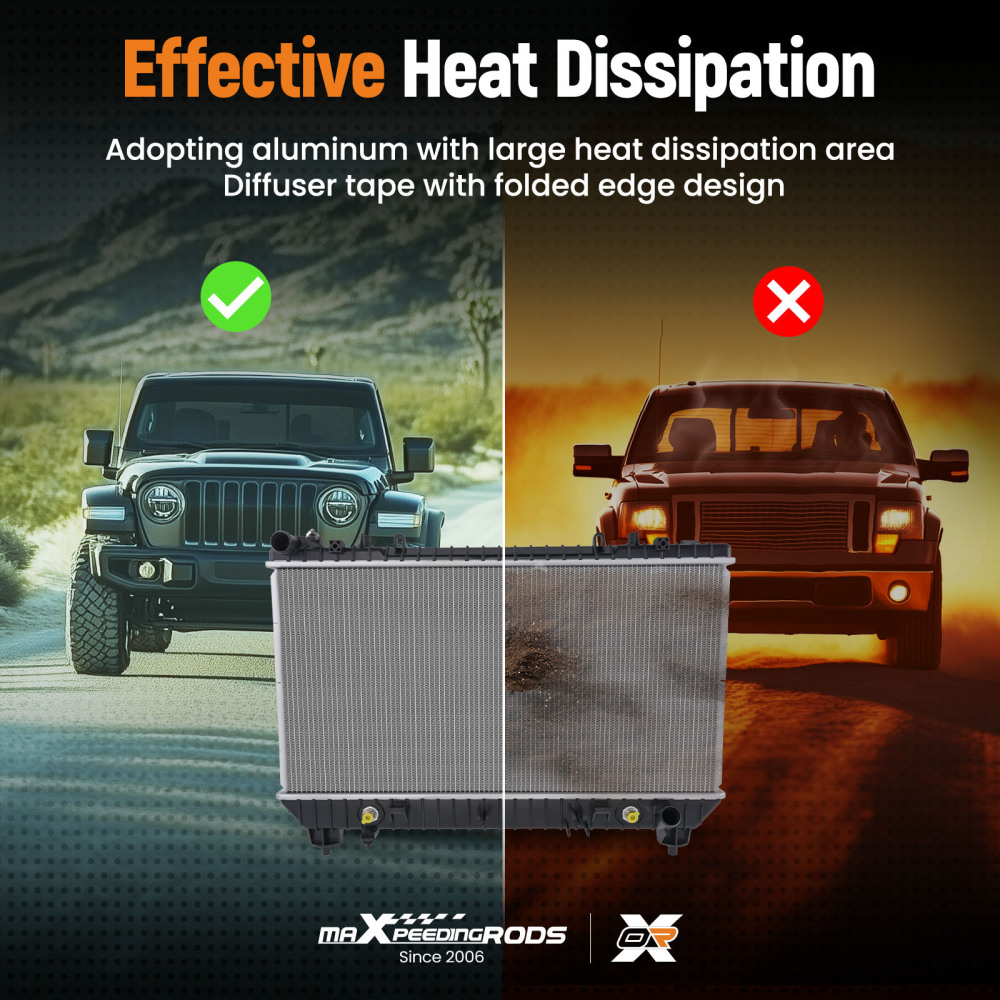 Radiator compatible for Chevrolet Camaro 3.6L V6 2010-2011 CU13141 13141 DPI13141 GM3010534