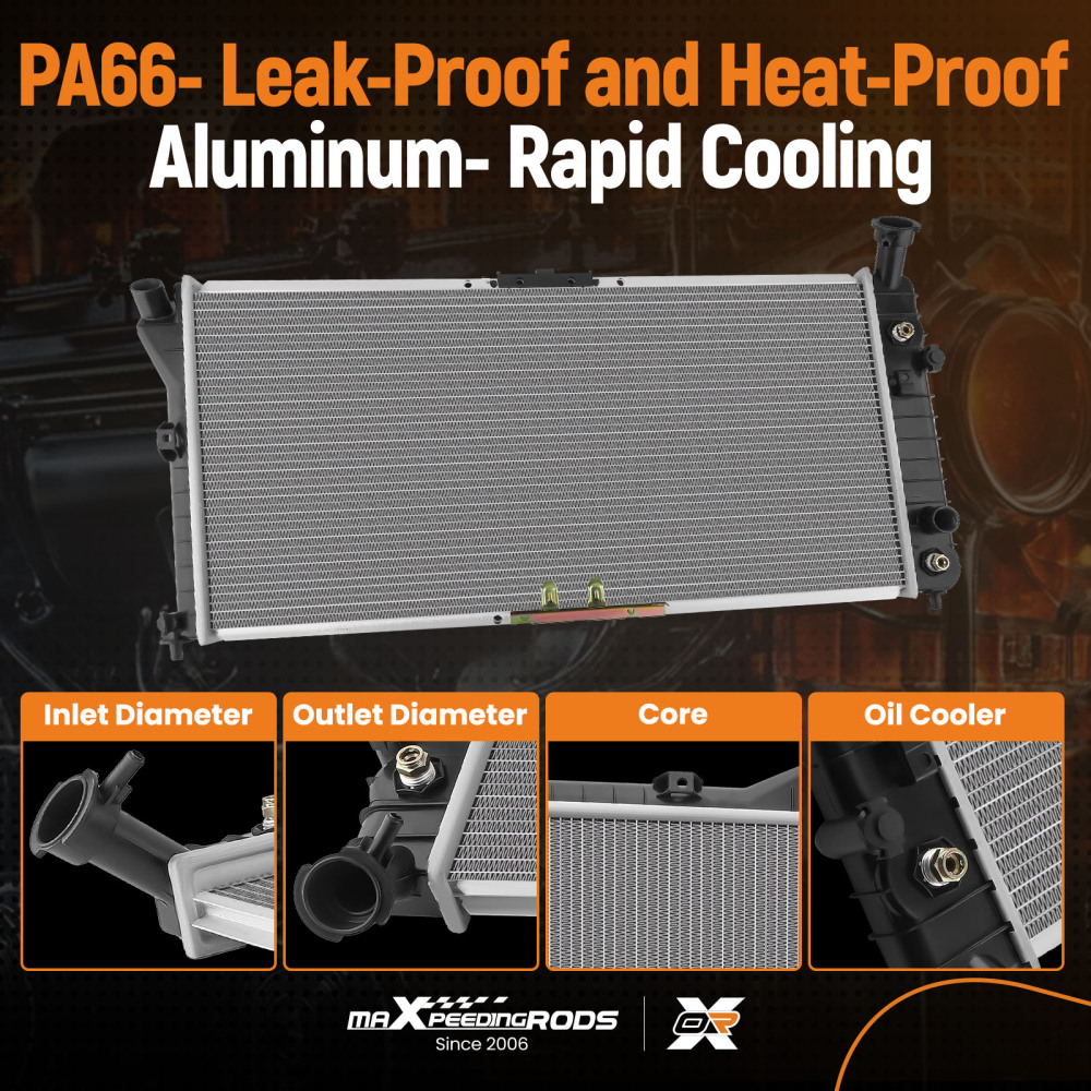 Radiator compatible for Buick Century 3.1L 1997 - 1999 compatible for Chevrolet Venture 3.4L 1997