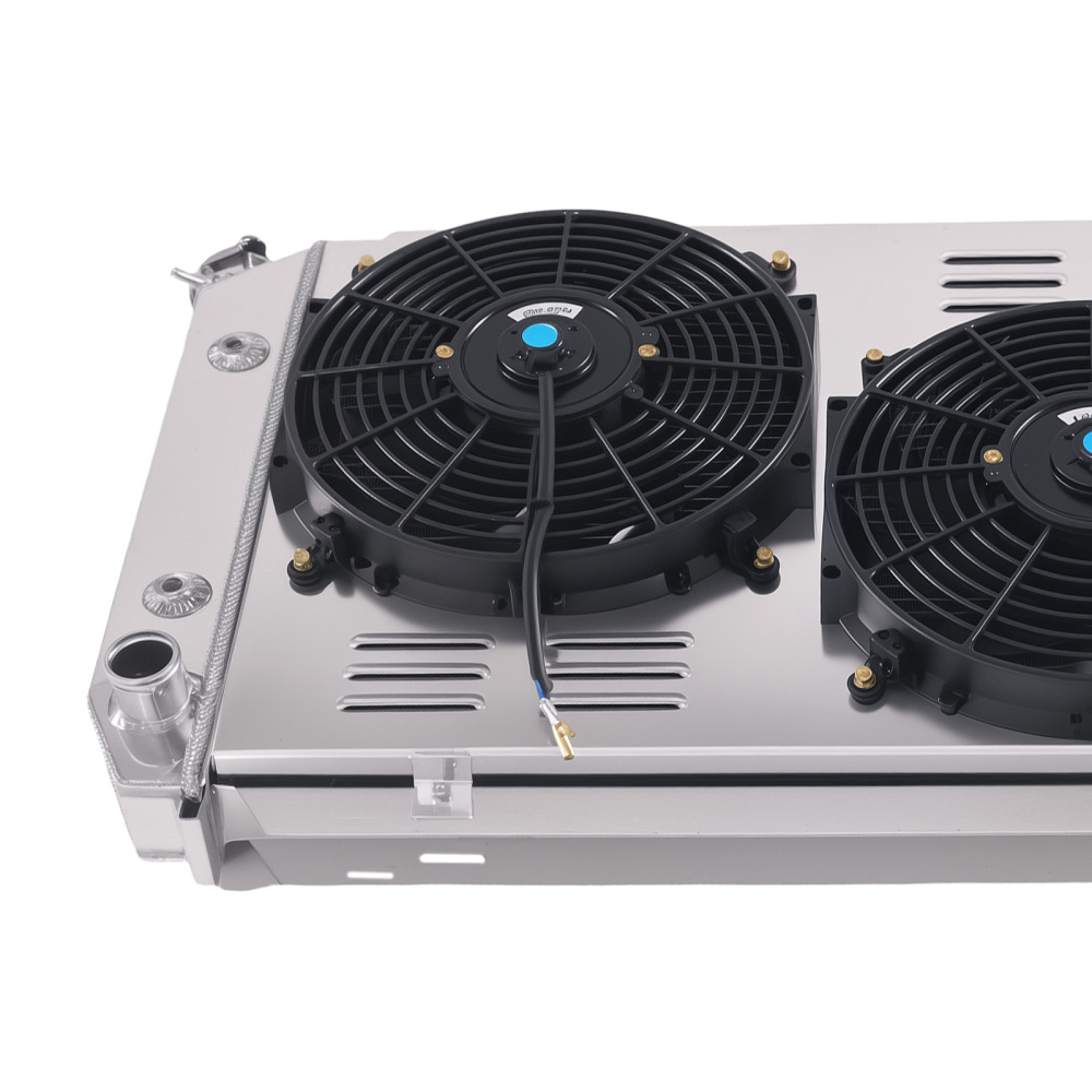 3 Row Aluminum Radiator Shroud Fan compatible for Ford Fairmont Futura 1980-1983 CC138