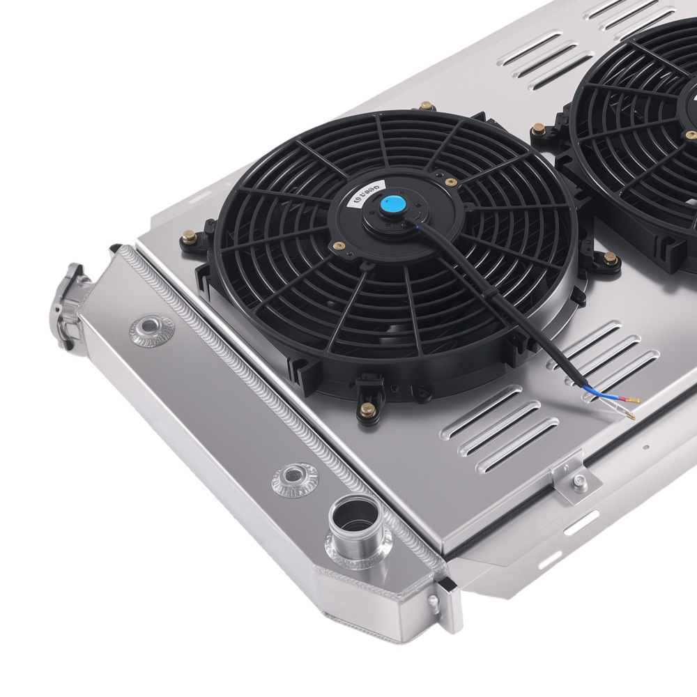3 Row Aluminum Radiator Shroud Fan compatible for Ford Fairmont Futura 1980-1983 CC138