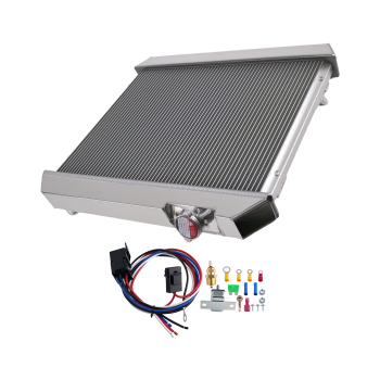 3-Row Aluminum Radiator compatible for Oldsmobile F85 3.7L-6.6L 1964-65 284