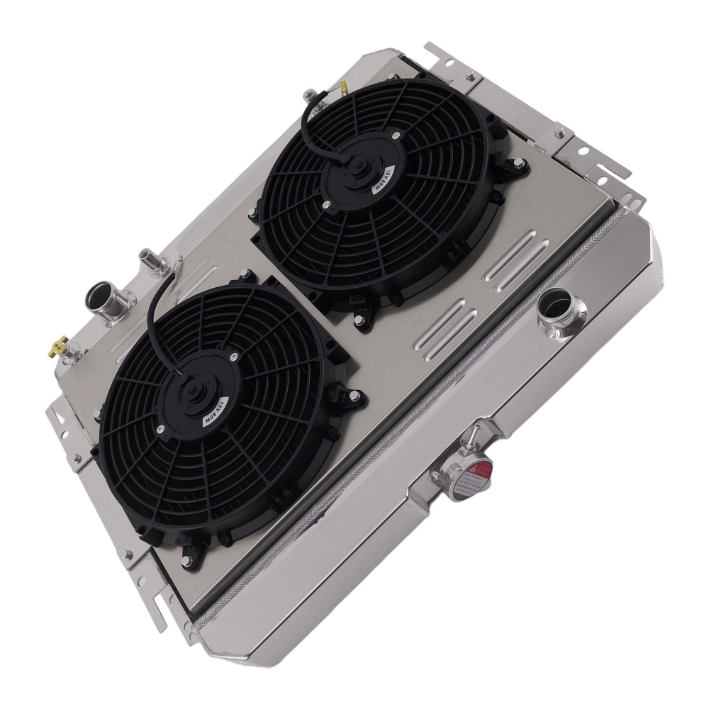 3 Row AT Radiator compatible for Chevrolet Impala/Bel Air 1963-1968 CC289 Downflow