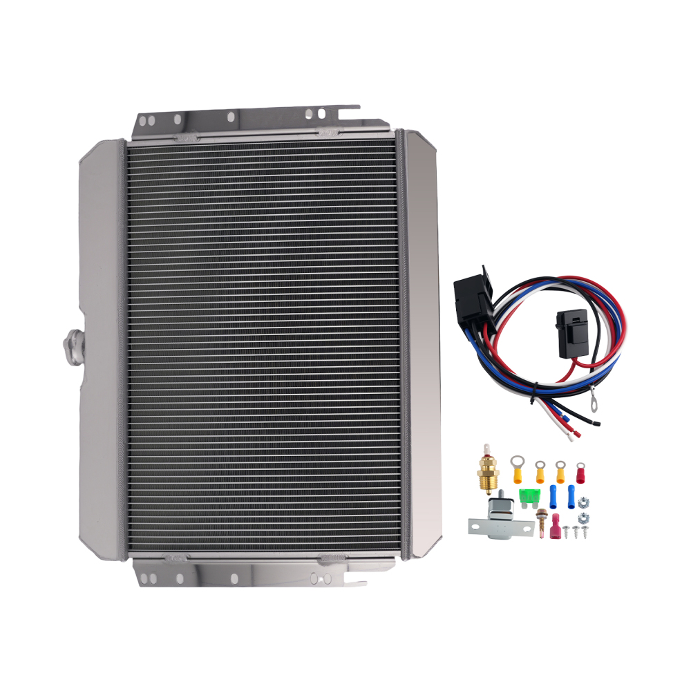 3 Row AT Radiator compatible for Chevrolet Impala/Bel Air 1963-1968 CC289 Downflow