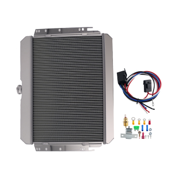 3 Row AT Radiator compatible for Chevrolet Impala/Bel Air 1963-1968 CC289 Downflow