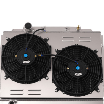 3 Row Aluminum Radiator compatible for Ford Mustang V8 4.7L/5.0L 1968-1969 compatible for Mercury Cougar