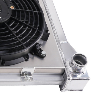 3 Row Cross Flow Radiator compatible for Chevy C/K Series Van 1967-1979 CC369 AT