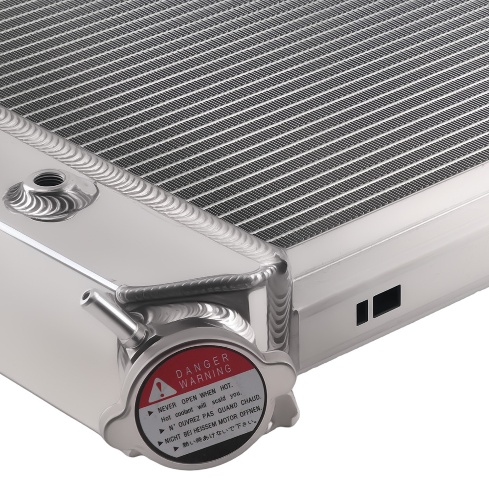 4 Row Aluminum Engine Radiator compatible for Chevrolet Corvette 1973-1976 MC478 AT