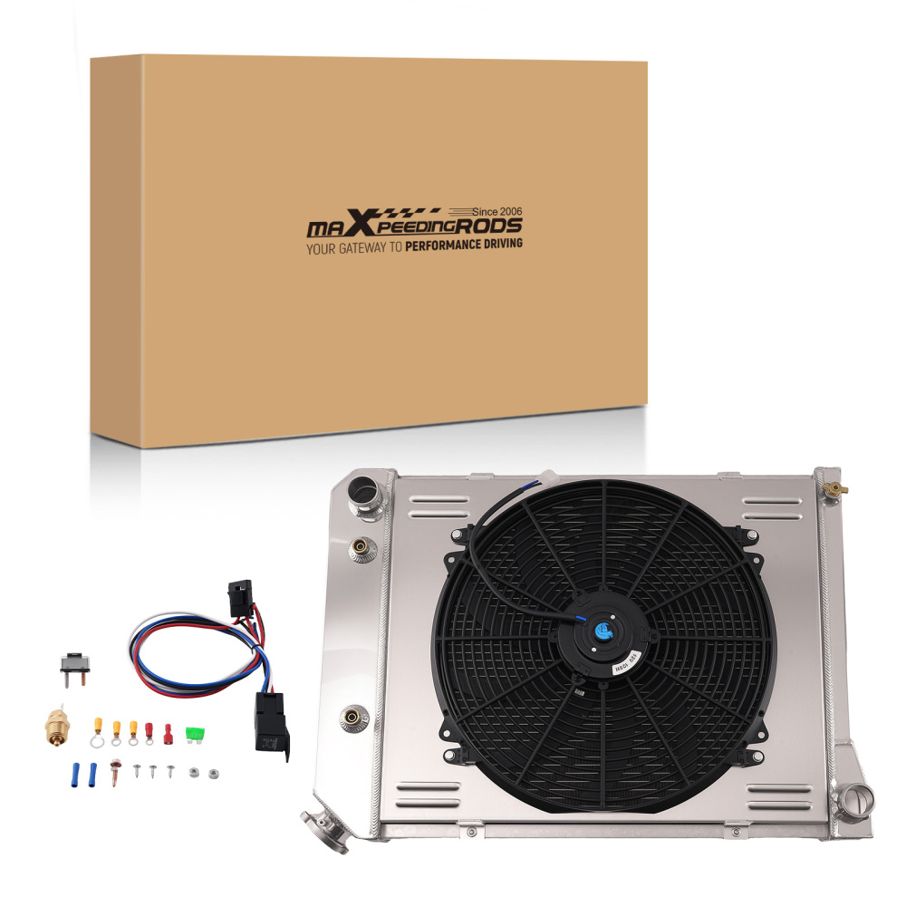 3 Row Cooling Radiator Fan Kit compatible for Chevrolet Monte Carlo 3.8L V6 1981-87 571