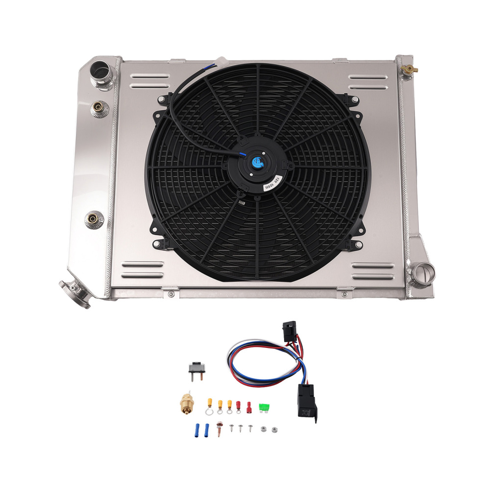 3 Row Cooling Radiator Fan Kit compatible for Chevrolet Monte Carlo 3.8L V6 1981-87 571