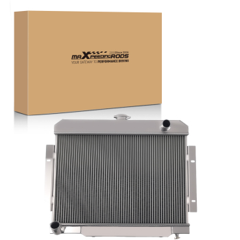 3 Row Aluminum Engine Cooling Radiator compatible for Jeep CJ5 CJ7 1972-1986 CC583 CU583