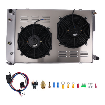 3 Row Aluminum Radiator compatible for Chevy P10/P20/P30 Van 1973-1993 716