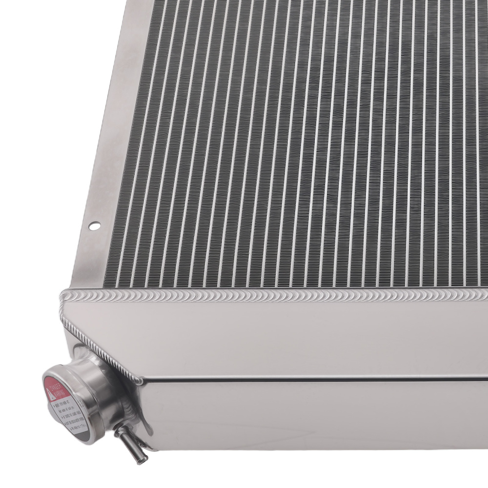 3 Row Aluminum Radiator Shroud Fan compatible for Chevrolet Corvette V8 5.0L 5.7L 1977-1982