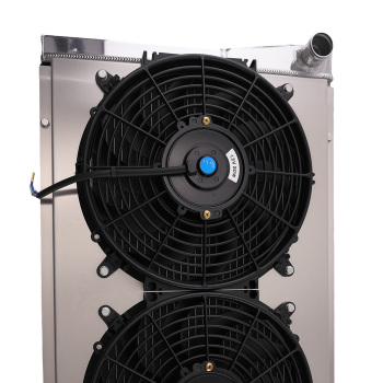 3 Row Aluminum Radiator Fan Shroud Relay Kit compatible for Chevy S10/S-10 Blazer 1982-2002