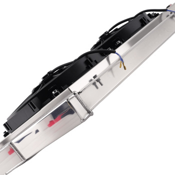 3 Row Aluminum Radiator Fan Shroud Relay Kit compatible for Chevy S10/S-10 Blazer 1982-2002