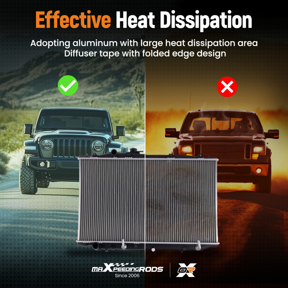 Radiator compatible for Acura TL 07-08 19010RDAA61 19010RDAA62 Aluminum Core Assembly