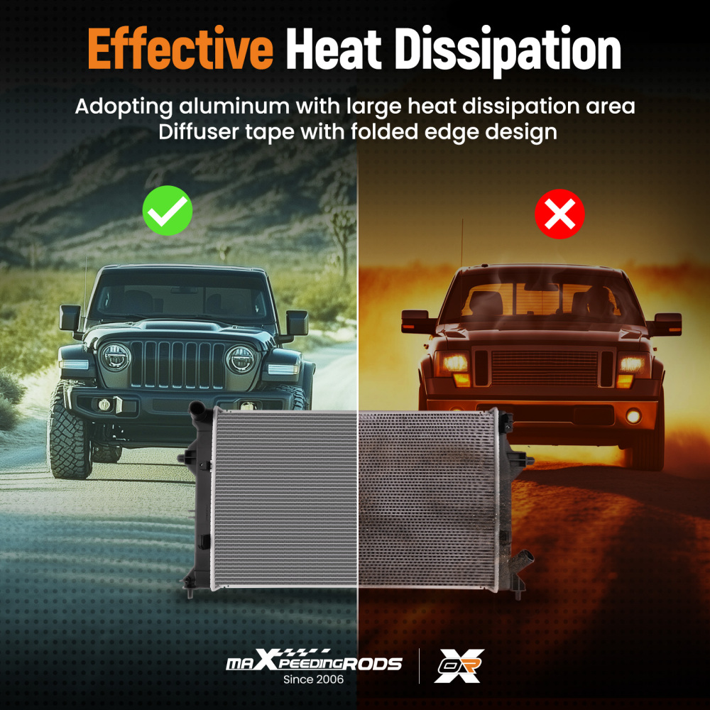 Engine Coolant Radiator Assembly compatible for Hyundai Elantra GT 2.0L CU13609 2018-2020