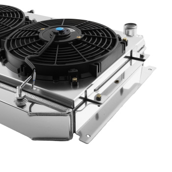 4 Row Aluminum Cooling Radiator Shroud Fan compatible for Holden HQ HJ HX HZ V8 1971-1980