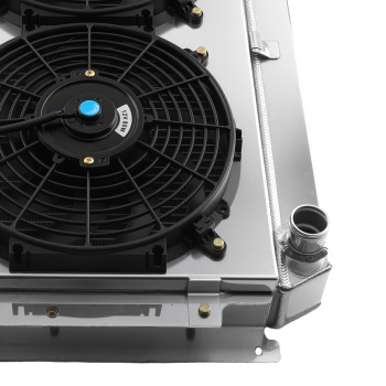 4 Row Aluminum Cooling Radiator Shroud Fan compatible for Holden HQ HJ HX HZ V8 1971-1980