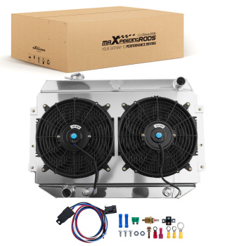 4 Row Aluminum Cooling Radiator Shroud Fan compatible for Holden HQ HJ HX HZ V8 1971-1980