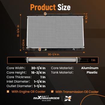 Radiator compatible for ACURA TL 3.5L V62009-2011 CU13121 DPI13121 19010RK1A52 13121