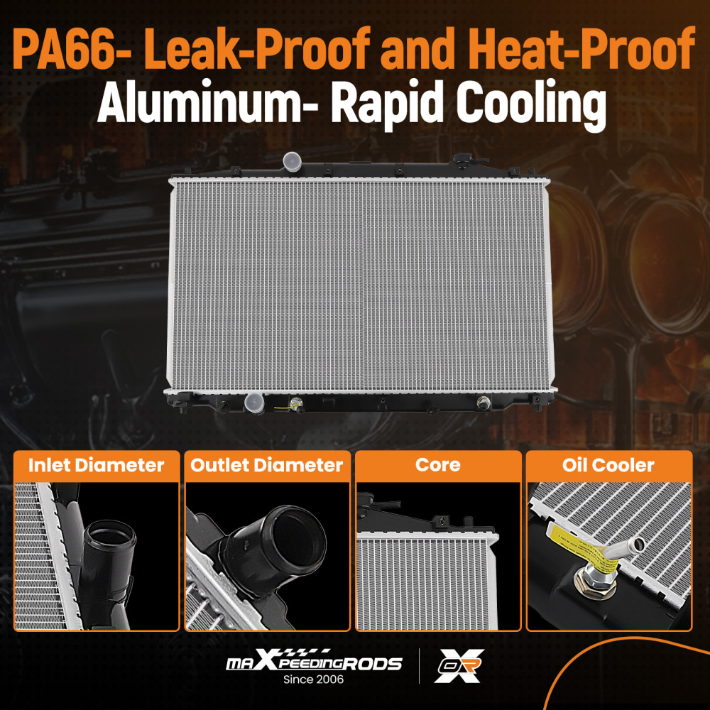 Radiator compatible for ACURA TL 3.5L V62009-2011 CU13121 DPI13121 19010RK1A52 13121