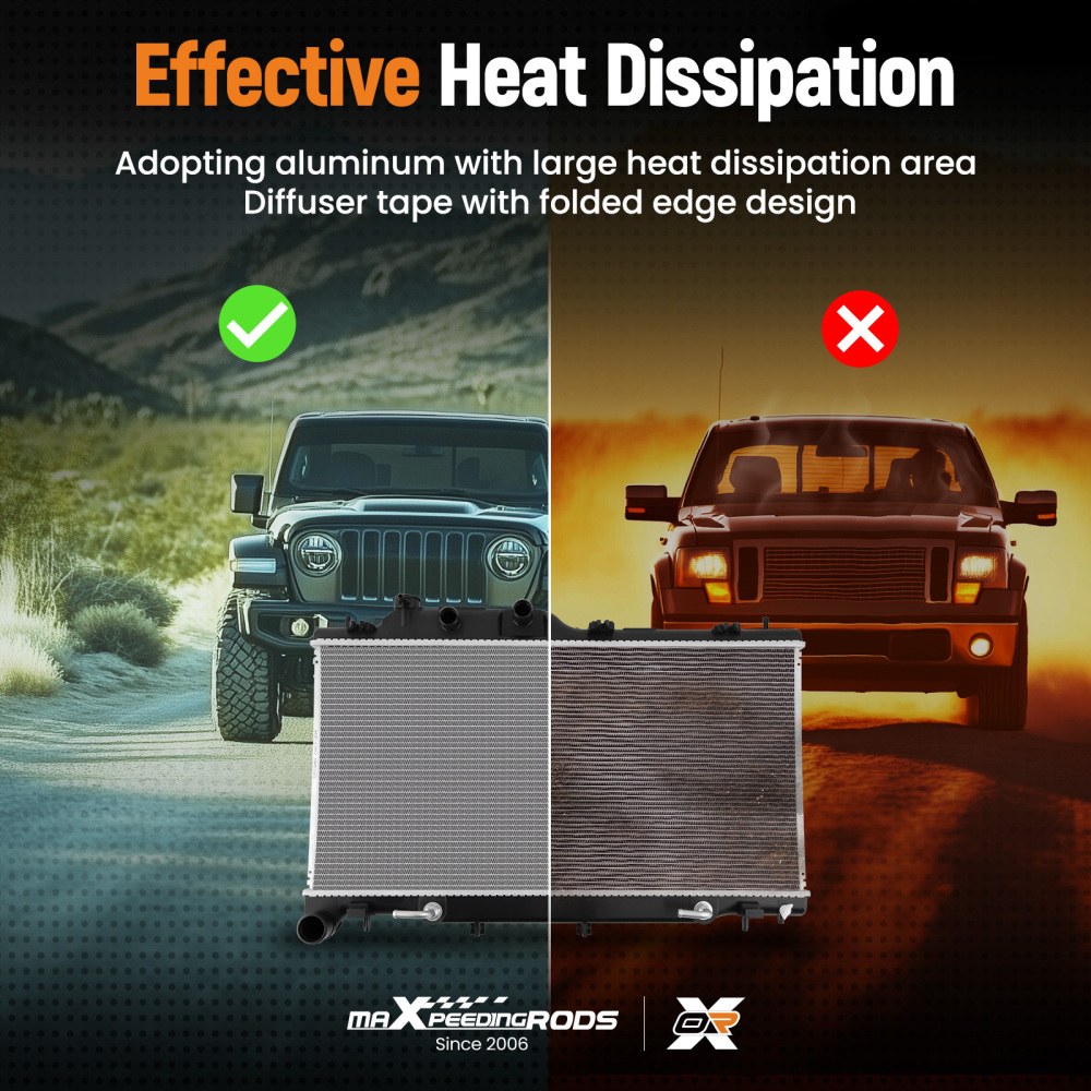 Radiator compatible for Subaru Legacy Outback 3.6L 2015-2019 CU13460 DPI13460 SU3010663