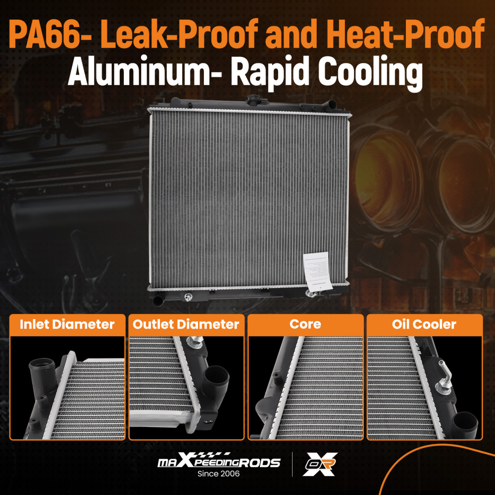 Radiator compatible for Nissan Frontier 4.0l2005 - 2019 Cu2807 DPI2807 412807A 3196