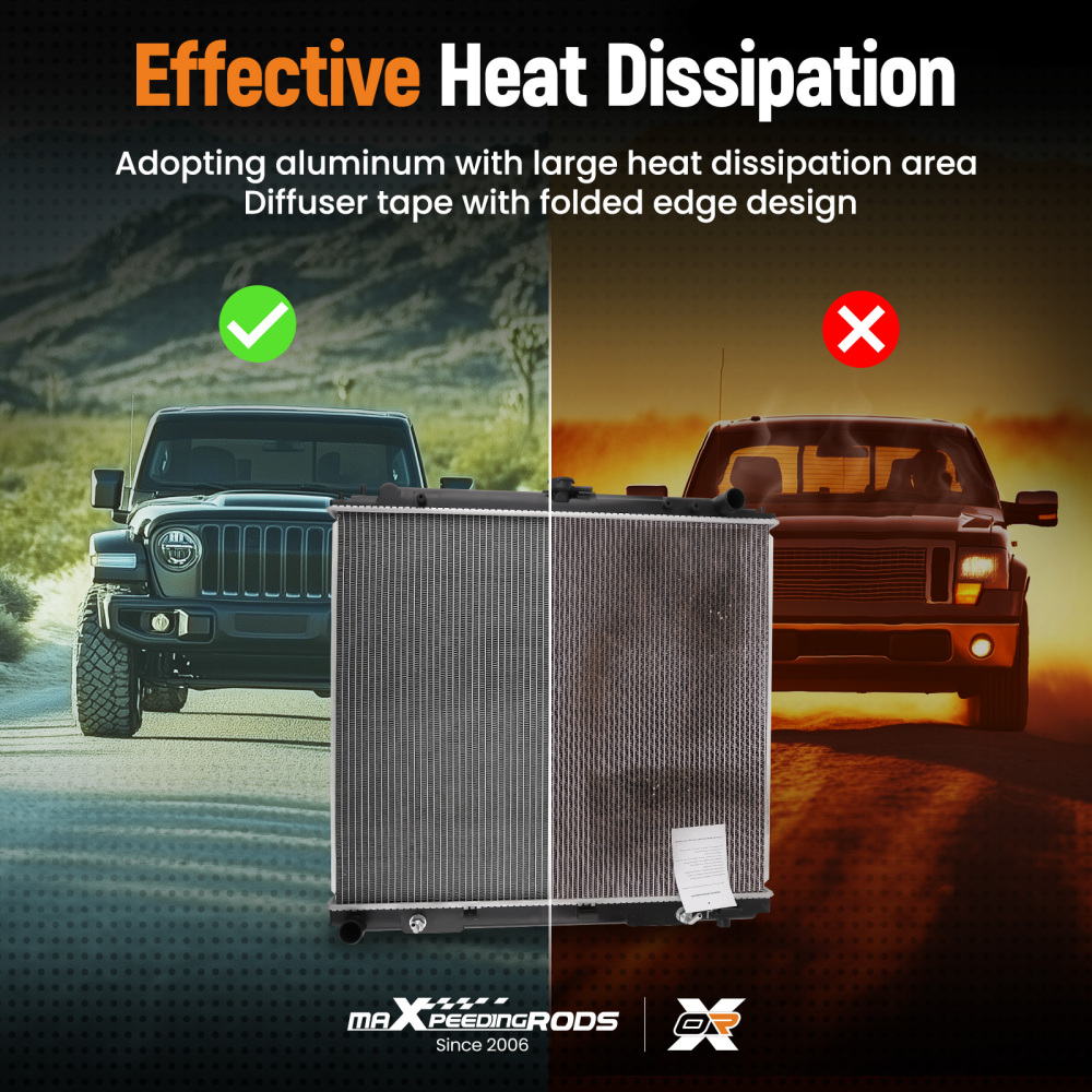 Radiator compatible for Nissan Frontier 4.0l2005 - 2019 Cu2807 DPI2807 412807A 3196