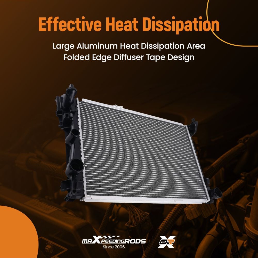 Aluminum Core Radiator compatible for Mercedes C250 SLK250 SLK350 2012-2016 MB3010170