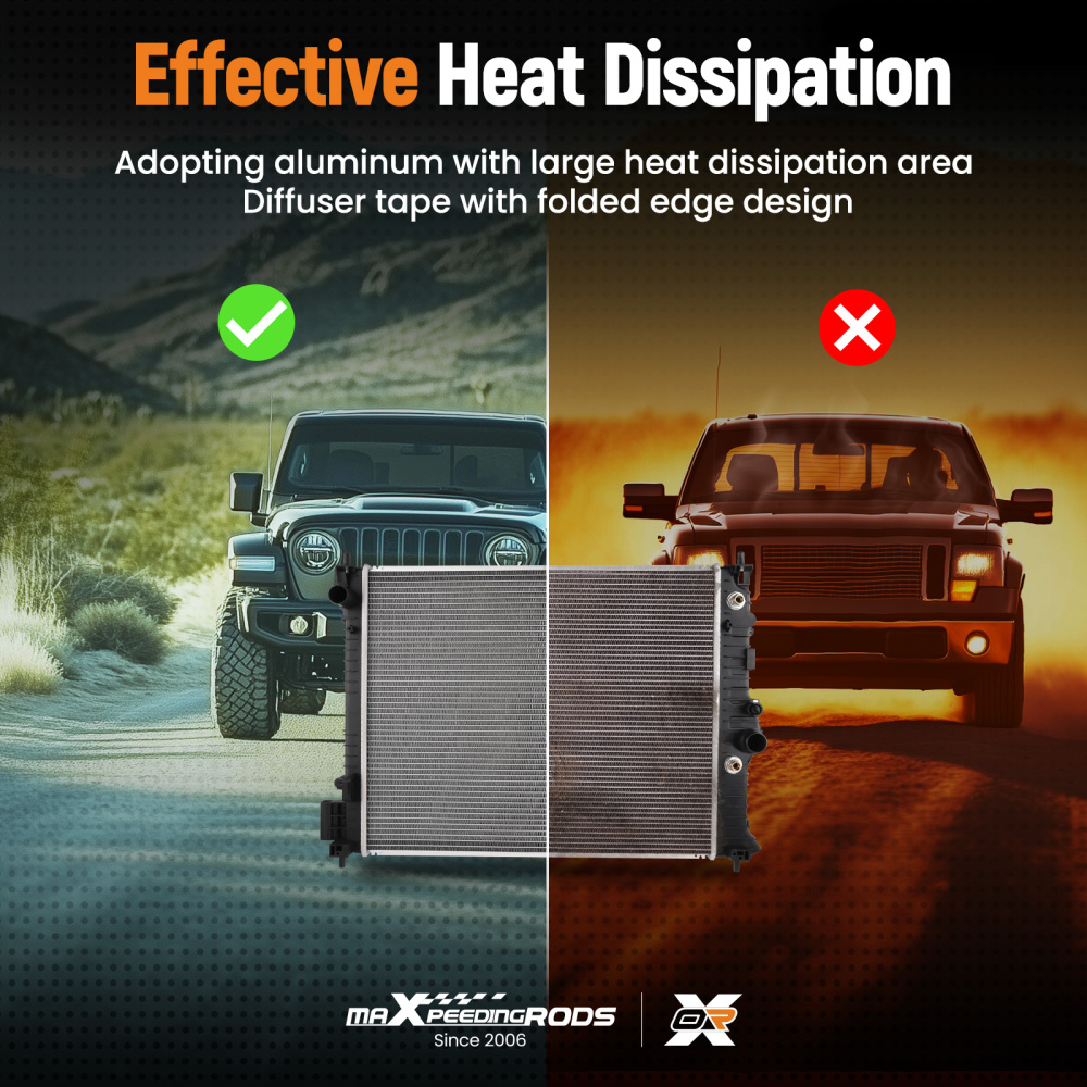 Radiator compatible for Chevrolet Trax 1.4L 2015 - 2020 Vehicle Built in Mexico 8013511