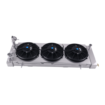 3Row Aluminum Radiator Shroud Fan Assembly compatible for Jeep Cherokee 2.5L 1995-00 CC1193