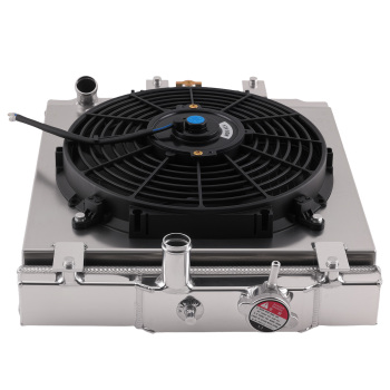 Aluminum Coolant Radiator compatible for Honda Civic EH EJ 1992-2000 MT+Shroud+Fan