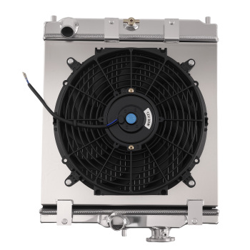 Aluminum Coolant Radiator compatible for Honda Civic EH EJ 1992-2000 MT+Shroud+Fan