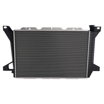 2 Row Aluminum Radiator compatible for Ford F-250 F-350 Bronco F-150 85-97 5.0L F2TZ8005KA