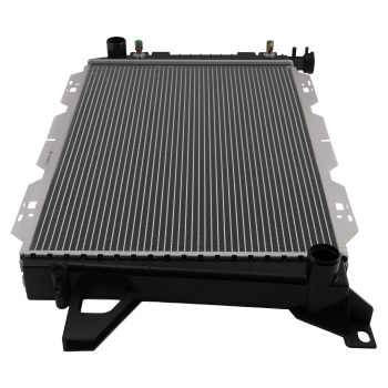 2 Row Aluminum Radiator compatible for Ford F-250 F-350 Bronco F-150 85-97 5.0L F2TZ8005KA