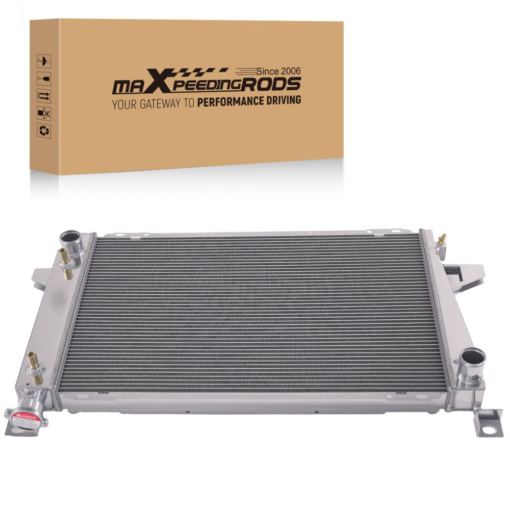 2 Row Aluminum Coolant Radiator compatible for Ford F-150/F-250 4.9L 1985-1997 DPI1452