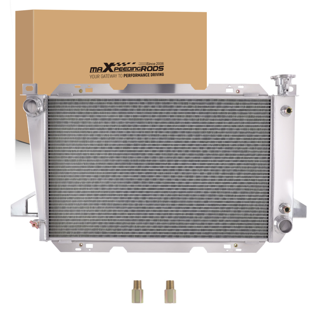 3 Row Aluminum Radiator compatible for Ford Bronco F-150 F-250 4.9L 1985-1997 AT CU1454