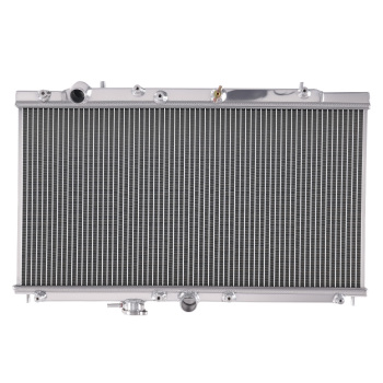2 Row Aluminum Cooling Radiator compatible for Honda Prelude 97-01 2.2L Manual RAD1494