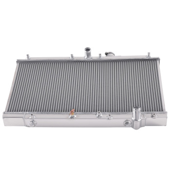 2 Row Aluminum Cooling Radiator compatible for Honda Prelude 97-01 2.2L Manual RAD1494