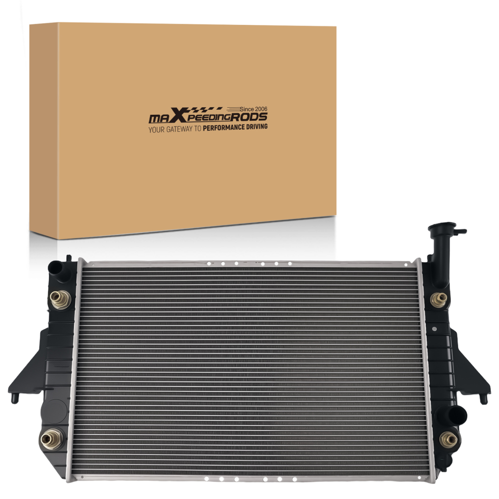 Coolant Radiator compatible for GMC Safari 4.3L V6 1995 RAD1688 Crossflow AT