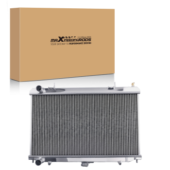 2 Row Aluminum Radiator compatible for Nissan 240sx 1995-1997 1751 CU1751 MT Coolant