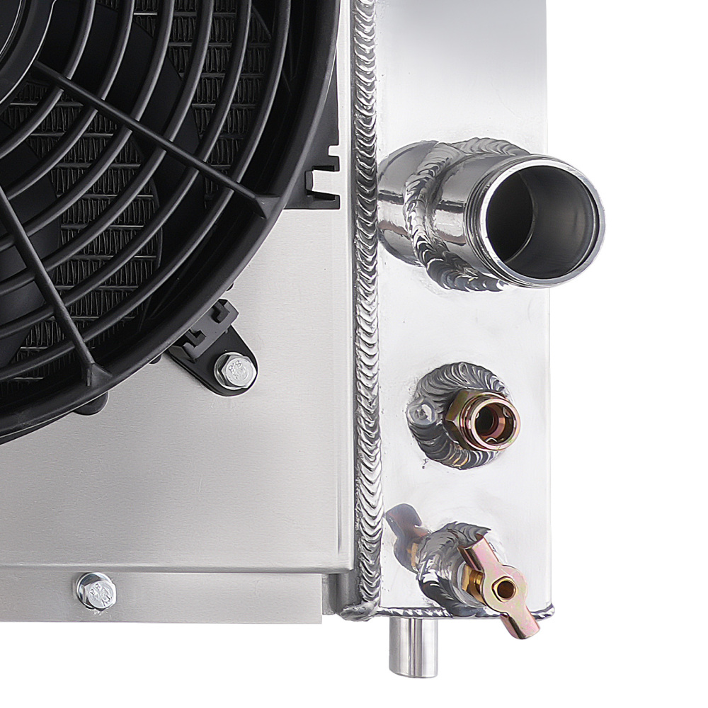 3 Row Radiator compatible for Chevy Blazer S10 compatible for GMC Jimmy 4.3L V6 1996-2005 8524729640 Flow