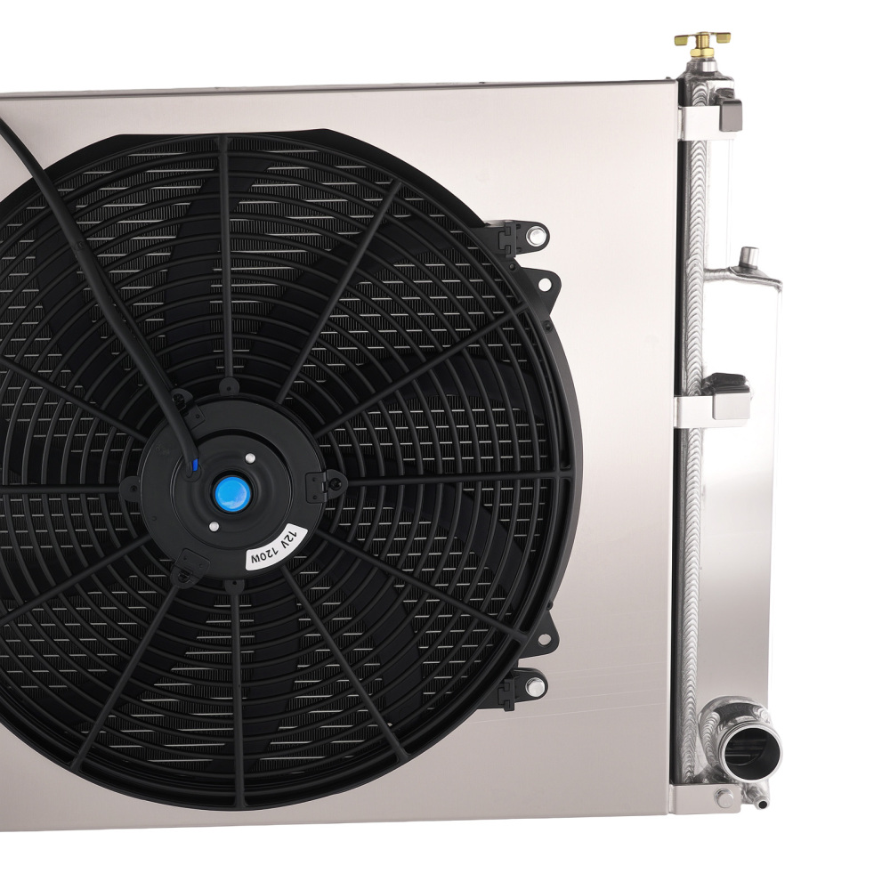 2-Row Aluminum Radiator Kit compatible for BMW E30 E36 325i 328i M3 1988-1999 DPI1841