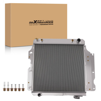3 Row Aluminum Radiator compatible for Jeep Wrangler 4.0L 2.4L 2.5L 1997-2006 CU1682