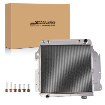 4 Row Aluminum Radiator compatible for Jeep Wrangler 4.0L 1987-2006 KKS2101 AT