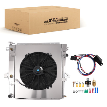 3 Row Aluminum Radiator Fan Kit compatible for Ford Ranger 3.0L 1998-2008 2310 FO3010151